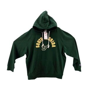 NWT University of South Florida Alumni Green Hooded Sweatshirt - Size XXL